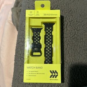 Apple Watch Silicone Band 38/40/41mm - All in Motion™ Black